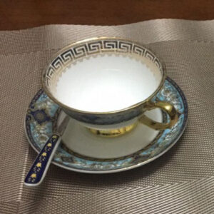 Bohemian Tea Cup and Saucer Set Bone China photo review