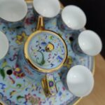 Enamel Chinese Kung Fu Tea Set with Tray photo review