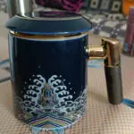 Waves Steep Tea Mug with Infuser and Lid 13.5 OZ photo review