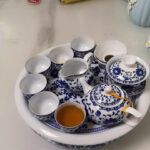 Upscale Blue and White Chinese Gongfu Tea Set photo review