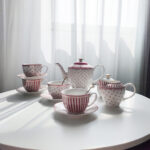 Modern English Tea Set Porcelain Teapot Set for 4 photo review