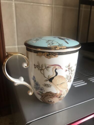 Phoenix Bone China Mug with Lid photo review