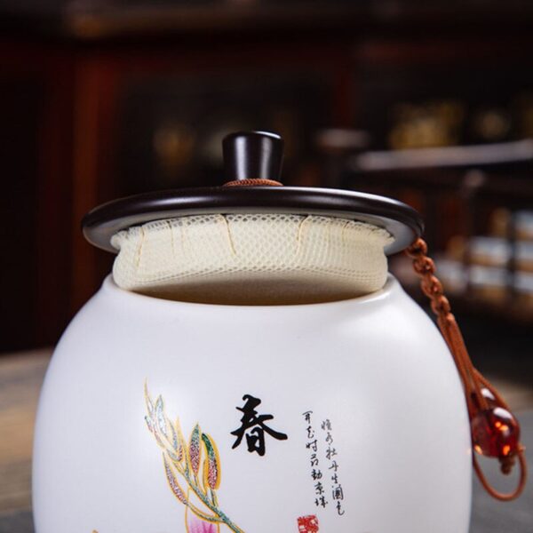 10x11.5cm Porcelain Tea Box White   14