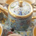 Enamel Chinese Tea Set with Tray Porcelain photo review