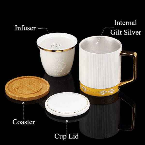 1128977435 1 Auspicious Steep Tea Mug with Infuser and Lid 15 OZ Customized