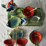 Floral Enamel English Tea Set Porcelain Teapot Set photo review