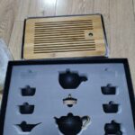 Riveting Chinese Gongfu Tea Set Ceramic with Tray photo review