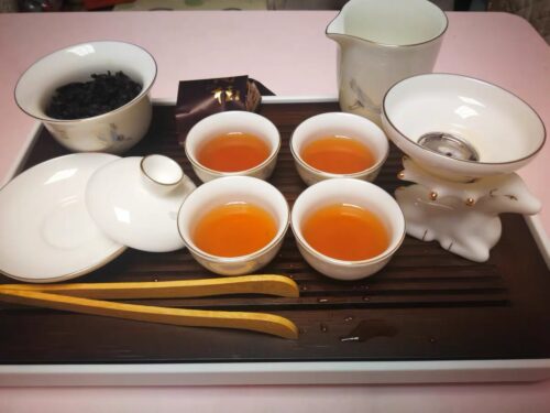 Crane Chinese Porcelain Tea Set for Gongfu Cha photo review