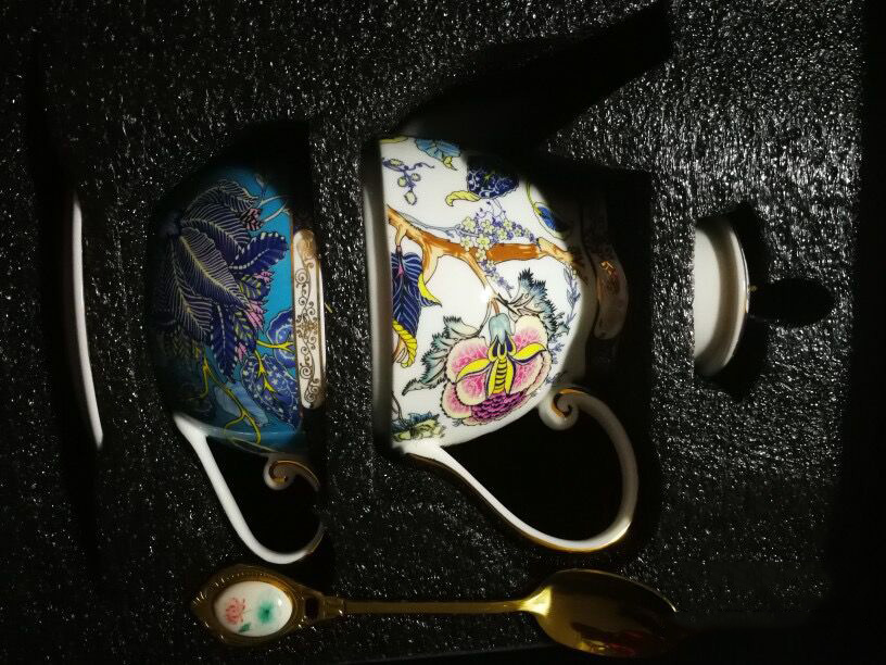 Click to view full screen Feicui Tea for One Set Bone China Teapot Set photo review