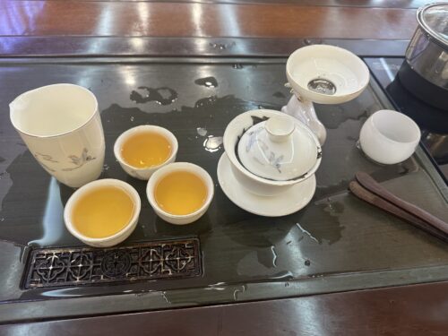 Crane Chinese Porcelain Tea Set for Gongfu Cha photo review