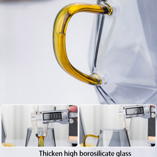 1497756565 1 Minimalist Summer Tea Set Glass With Stainless Holder