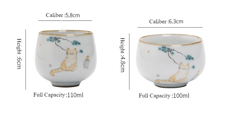 1509206088 1 Cat Chinese Teacup Vintage Ceramic Cup