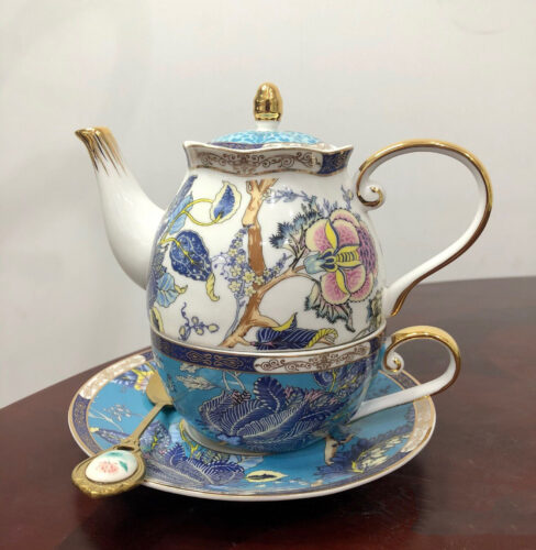 Feicui Tea for One Set Bone China Teapot Set photo review