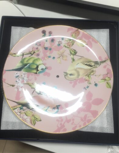 Pink Bird Cake Stand Bone China Tiered Server photo review