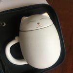 Lucky Cat Travel Tea Mug with Infuser and Lid 13.5 OZ Customized photo review