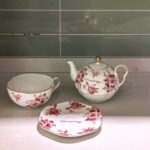 Rose Tea for One Set Porcelain Teapot Set Red photo review