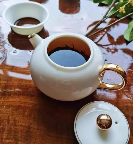 White Chinese Gongfu Tea Set Porcelain photo review