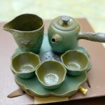 Lotus Japanese Tea Set Handmade Ceramic Teapot Set photo review