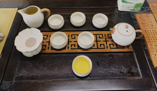 Minimalist Ru Kiln Chinese Gongfu Tea Set photo review