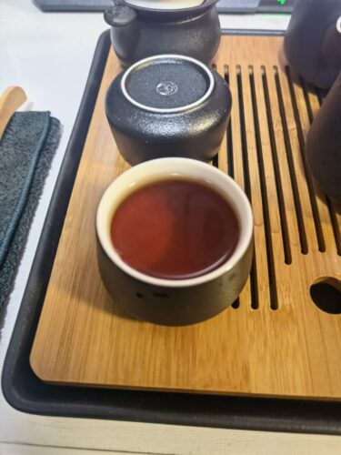 Pottery Japanese Gongfu Tea Set with Tray Free Customized photo review