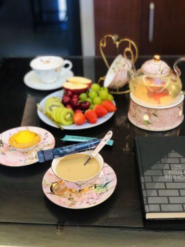 Pink Bird British Tea Set Bone China Coffee Set photo review