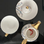Bird Flowers Porcelain Tea Set for One Bone China photo review