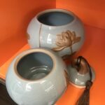 Lotus Hulu Tea Caddy Loose Tea Tin Storage Canister photo review