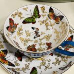 Butterfly Tea Cup and Saucer Set Bone China photo review