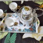 Jungle English Herbal Tea Set Porcelain for Afternoon photo review