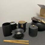 Pure Black Chinese Kung Fu Tea Set with Tray photo review