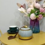Chinese Waves Tea Caddy Loose Tea Tin Storage Canister photo review
