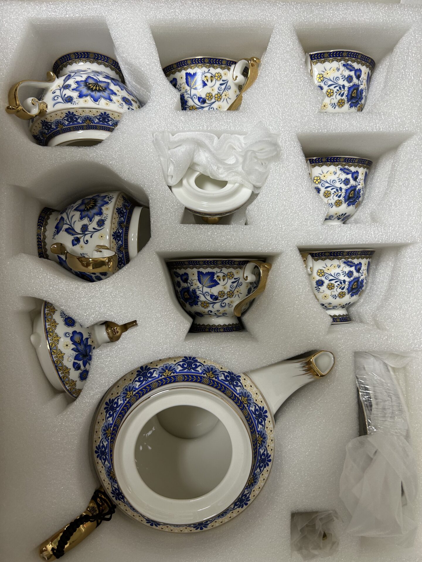 Click to view full screen Floral Afternoon Tea Set Bone China Teapot Set photo review