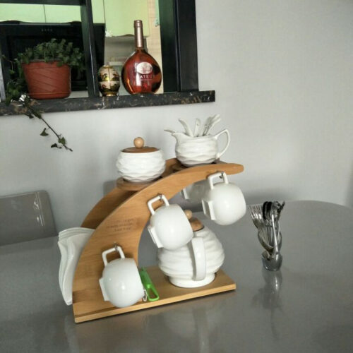 16-Pieces White English Tea Set Porcelain Coffee Set photo review