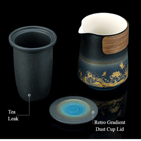 2039502280 1 Fish Chinese Travel Gongfu Tea Set Free Customized