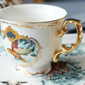 2079890596 1 Jungle English Herbal Tea Set Porcelain with Warmer