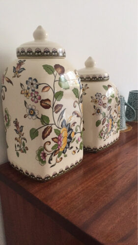 Spring Tea Caddy Ceramic Loose Tea Tin photo review
