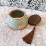 Chinese Waves Tea Caddy Loose Tea Tin Storage Canister photo review