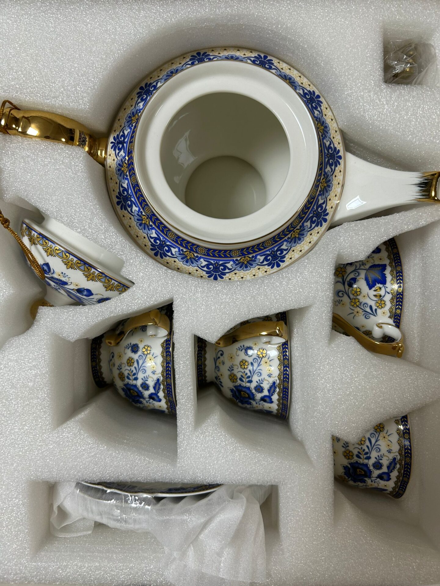 Click to view full screen Floral Afternoon Tea Set Bone China Teapot Set photo review