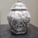 Flowers Tea Caddy Ceramic Storage Canister photo review