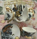 Jungle Tea Cup and Saucer Set Bone China photo review