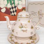 Bunny Tea Set for One Porcelain Teapot Set photo review