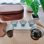 Portable Travel Tea Set Glass with Case photo review