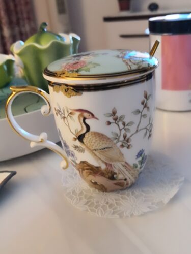 Phoenix Bone China Mug with Lid photo review