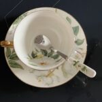 Camellia Tea Cup and Saucer Set Bone China photo review