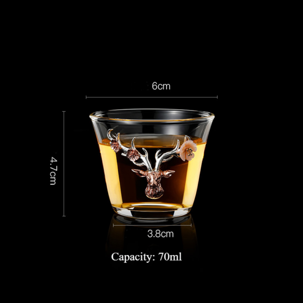 49168798 1 Elk Flower Tea Tasting Glass Cup
