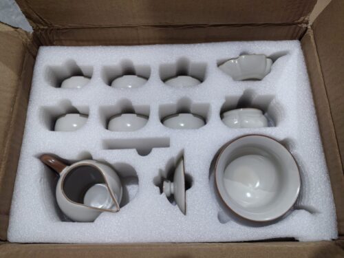 Minimalist Ru Kiln Chinese Gongfu Tea Set photo review