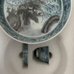 Jingdezhen Chinese Dragon Gaiwan Tea Set Porcelain photo review
