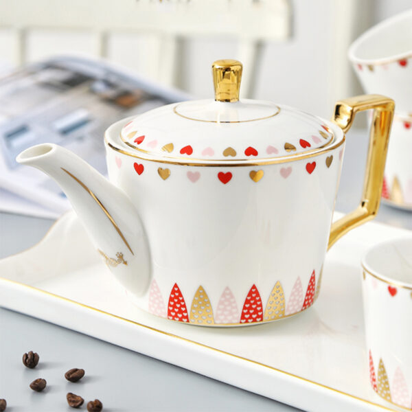 5 65 Creative British Tea Set Porcelain Coffee Pot Set