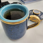 Floating Jade Steep Tea Mug with Infuser and Coaster 13.5 OZ photo review