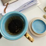 Floating Jade Steep Tea Mug with Infuser and Coaster 13.5 OZ photo review